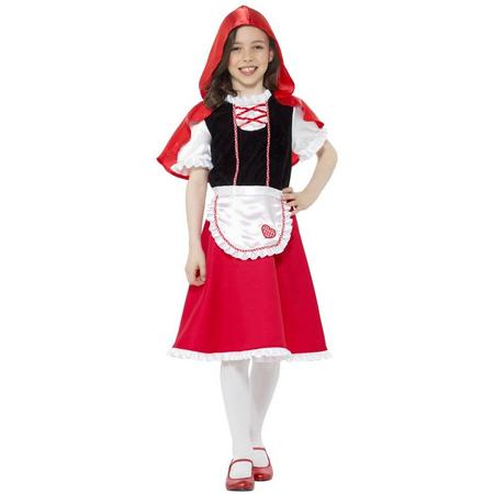 Roodkapje Kostuum | Roodkapje Het Schatje Van Oma | Meisje | Medium | Bierfeest | Verkleedkleding